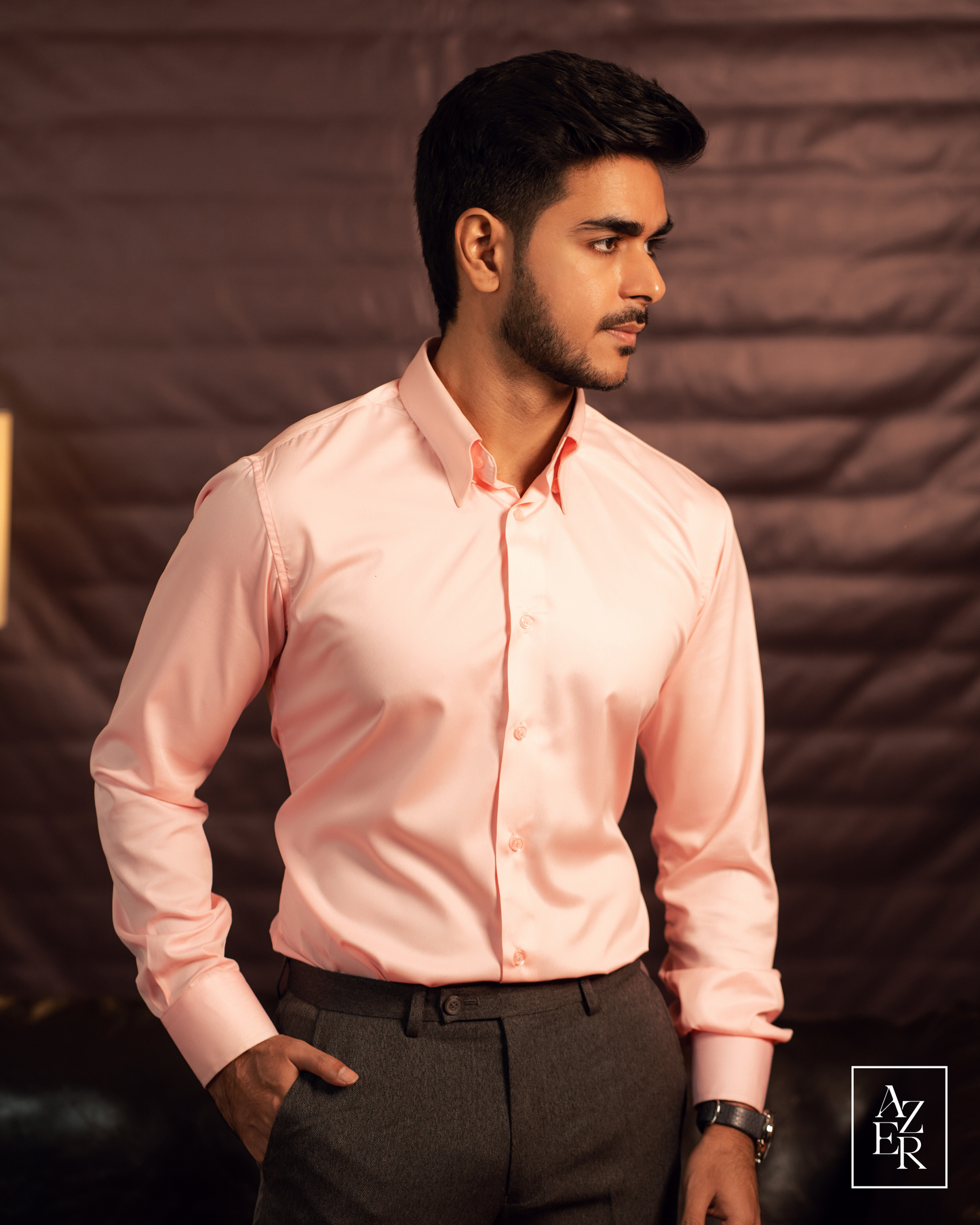 Date Night Pink - Full Sleeve Formal Shirt